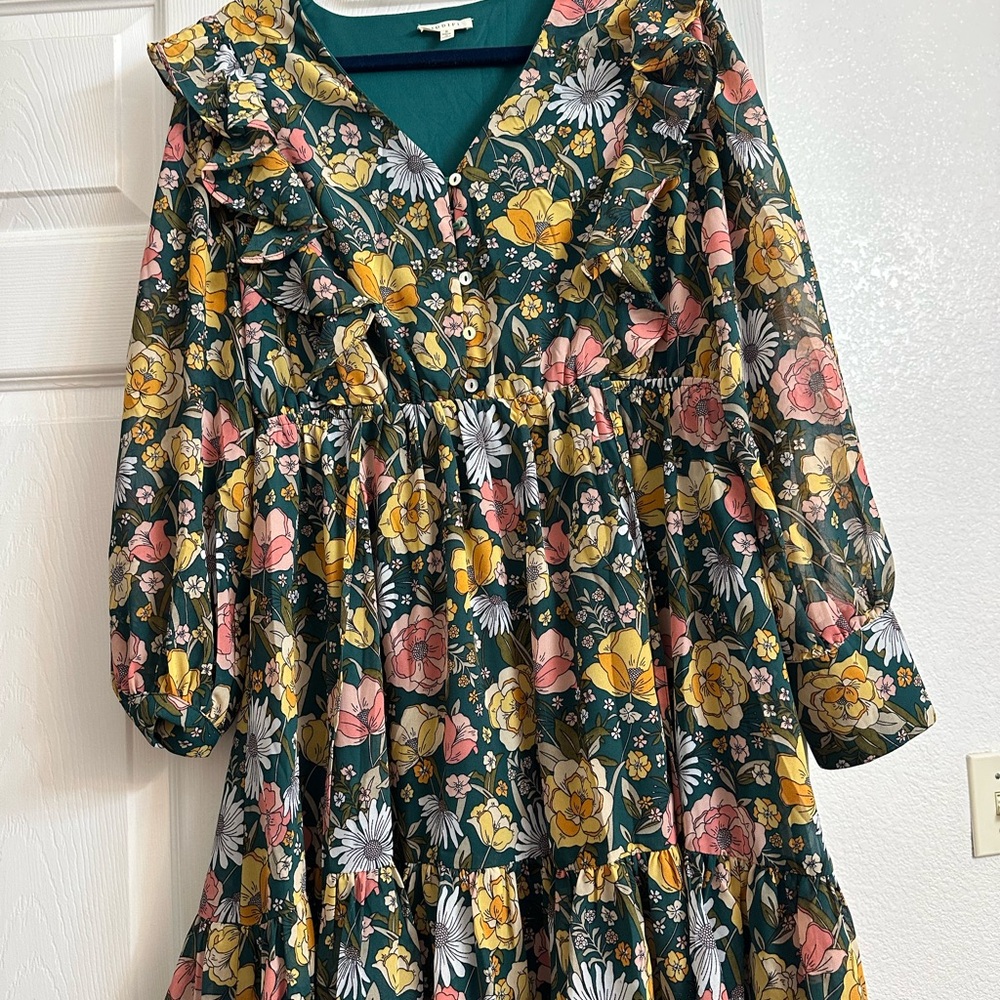 Floral Ruffle Dress
